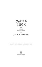 Jack's Book - Barry Gifford ; Lawrence Lee - 9781101580462