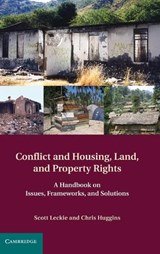 Conflict and Housing, Land and Property Rights - Scott Leckie ; Chris Huggins - 9781107005068