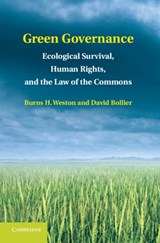 Green Governance - Burns H. (University of Iowa) Weston ; David Bollier - 9781107034365