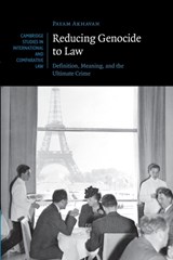 Reducing Genocide to Law - PAYAM (MCGILL UNIVERSITY,  Montreal) Akhavan - 9781107480056