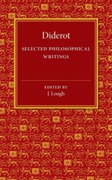 Diderot: Selected Philosophical Writings - Denis Diderot - 9781107505575