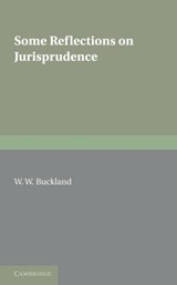 Some Reflections on Jurisprudence - W. W. Buckland - 9781107600577