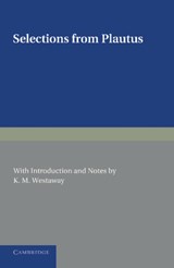 Selections from Plautus - Plautus - 9781107620056