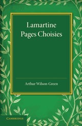Lamartine - Arthur Wilson-Green - 9781107635166