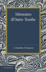 Memoires d'Outre-Tombe - Francois-Rene de Chateaubriand - 9781107635463