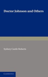Doctor Johnson and Others - S. C. Roberts - 9781107685673