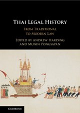 Thai Legal History - Andrew (National University of Singapore) Harding ; Munin Pongsapan - 9781108830874