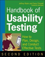 Handbook of Usability Testing - Jeffrey Rubin ; Dana Chisnell - 9781118080405