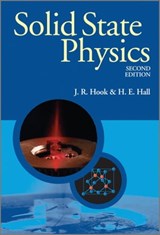 Solid State Physics - J. R. Hook ; H. E. Hall - 9781118790885