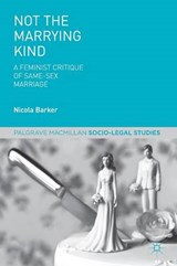 Not The Marrying Kind - Nicola Barker - 9781137348036