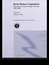 Early Modern Capitalism - Maarten Prak - 9781138007451