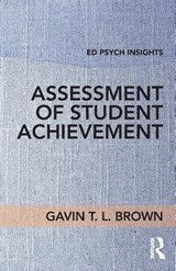 Assessment of Student Achievement - Gavin T. L. (University of Auckland Brown - 9781138061866