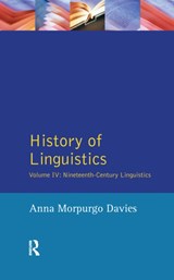 History of Linguistics, Volume IV - Anna Morpurgo Davies ; Giulio C. Lepschy - 9781138149939