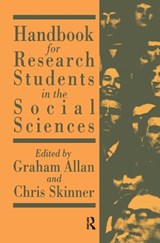 Handbook for Research Students in the Social Sciences - Graham Allan ; Chris Skinner - 9781138150829