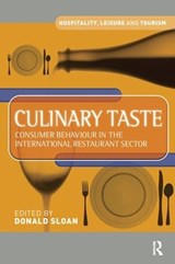 Culinary Taste - Donald Sloan ; Prue Leith - 9781138151598
