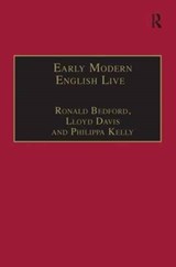 Early Modern English Lives - Ronald Bedford ; Lloyd Davis ; Philippa Kelly - 9781138275881