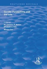 Gender Perceptions and the Law - Christine R. Barker ; Elizabeth A. Kirk - 9781138316409