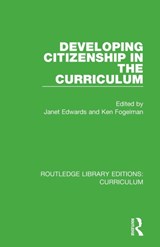 Developing Citizenship in the Curriculum - Janet Edwards ; Ken Fogelman - 9781138321519