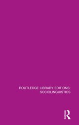 Sociolinguistics - GLYN (UNIVERSITY OF SHEFFIELD,  UK University of Sheffield, England, UK University of Sheffield, Sheffield, UK) Williams - 9781138352599