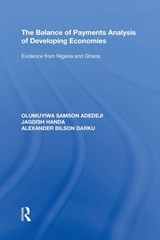 The Balance of Payments Analysis of Developing Economies - Olumuyiwa Samson Adedeji ; Handa Jagdish ; Alexander Bilson Darku - 9781138357396