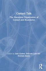 Contact Talk - Zane Goebel ; Deborah Cole ; Howard Manns - 9781138370746