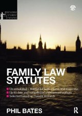 Family Law Statutes - Phil Bates - 9781138425644