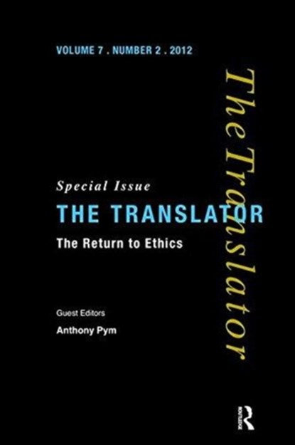The Return to Ethics, Anthony Pym - Gebonden - 9781138473751