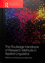The Routledge Handbook of Research Methods in Applied Linguistics - Jim McKinley ; Heath Rose - 9781138501140