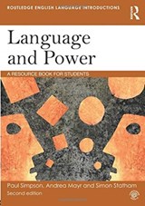 Language and Power - Simpson, Paul& Mayr, Andrea - 9781138569232