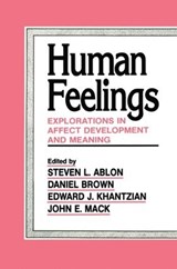 Human Feelings - Steven L. Ablon ; Daniel P. Brown ; Edward J. Khantzian ; John E. Mack - 9781138881594