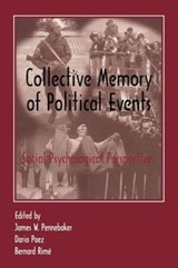 Collective Memory of Political Events - James W. Pennebaker ; Dar!o Paez ; Bernard Rim' ; Dario Paez - 9781138882850