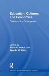 Education, Cultures, and Economics - Angela W. Little ; Fiona E. Leach - 9781138968455