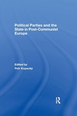 Political Parties and the State in Post-Communist Europe - PETR (LEIDEN UNIVERSITY,  The Netherlands) Kopecky - 9781138978812