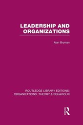 Leadership and Organizations (RLE: Organizations)