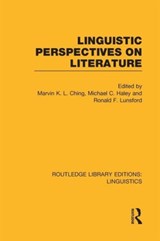 Linguistic Perspectives on Literature (RLE Linguistics C: Applied Linguistics) - Marvin K.L. Ching ; Michael C. Haley ; Ronald F. Lunsford - 9781138979888