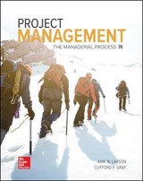 Larson, E: Project Management: The Managerial Process - LARSON,  Erik - 9781259666094