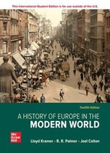 ISE A History of Europe in the Modern World - Lloyd Kramer ; R. R. Palmer ; Joel Colton - 9781260548051