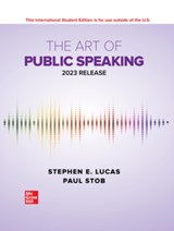 ISE The Art of Public Speaking: 2023 Release - Stephen Lucas ; Paul Stob - 9781266755231
