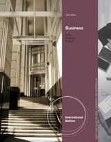 Business, International Edition - William (Texas A&M University) Pride ; Robert (Richland College Hughes ; Jack (College of DuPage) Kapoor - 9781285095158