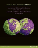 International Relations, Brief Edition, 2012-2013 Update - Joshua Goldstein ; Jon Pevehouse - 9781292026930