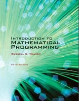 Introduction to Mathematical Programming - WALKER,  Russell C. - 9781323578858