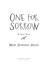 One for Sorrow - Mary Downing Hahn - 9781328699022