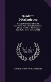 Quaderni D'Italianistica
