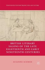British Literary Salons of the Late Eighteenth and Early Nineteenth Centuries - SCHMID,  Susanne - 9781349293124