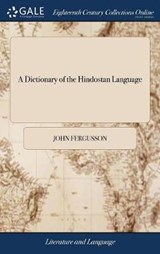 A Dictionary of the Hindostan Language - John Fergusson - 9781379908968