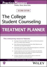 The College Student Counseling Treatment Planner - Chris E. Stout ; Timothy J. Bruce ; Arthur E. Jongsma Jr. - 9781394296613