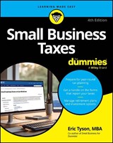 Small Business Taxes For Dummies - Eric Tyson - 9781394419104