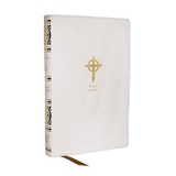 NRSVCE Sacraments of Initiation Catholic Bible, White Leathersoft, Comfort Print - Catholic Bible Press - 9781400337606