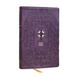 NRSVCE Sacraments of Initiation Catholic Bible, Purple Leathersoft, Comfort Print - Catholic Bible Press - 9781400337613