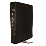 LSB, MacArthur Study Bible, Black Genuine Leather, Comfort Print - John F. MacArthur - 9781400339754